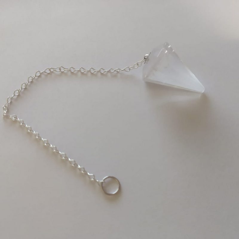 Pêndulo Cristal Quartzo Transparente