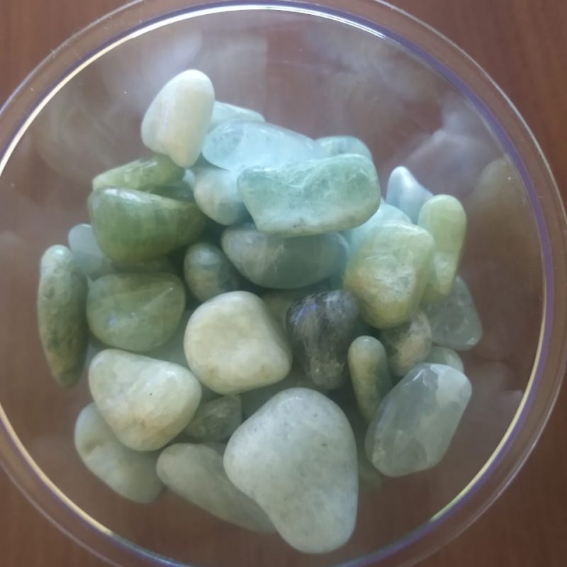 Água Marinha rolada